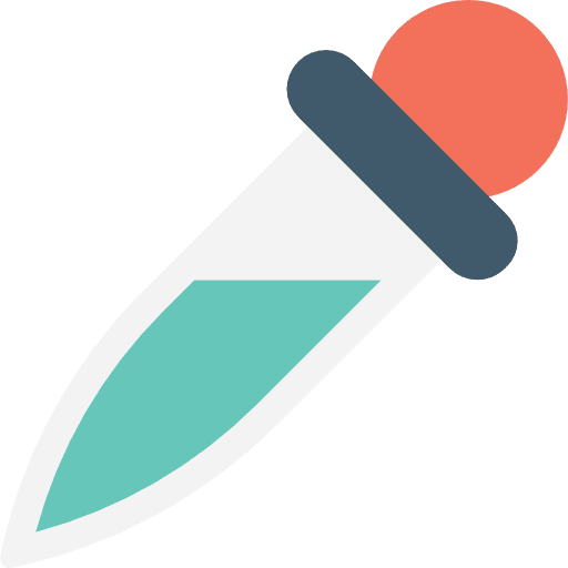Dropper tools and utensils dropper health icon