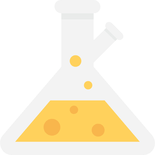 Flask education science flask icon
