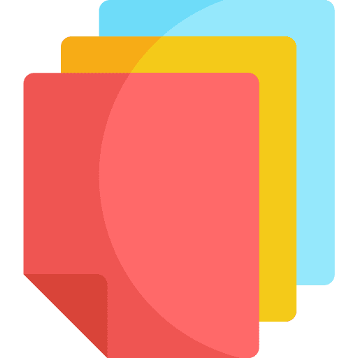 Papers document sheet files and folders icon