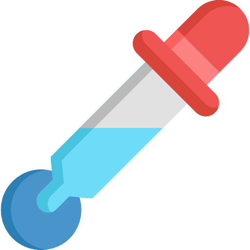 Eyedropper dosage tools tools and utensils icon