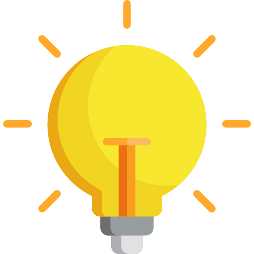 Light bulb electronics light bulb idea icon