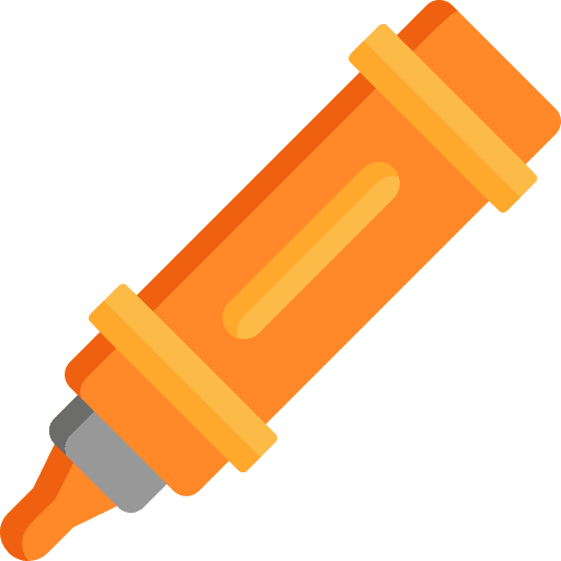 Marker tools and utensils marker writing icon