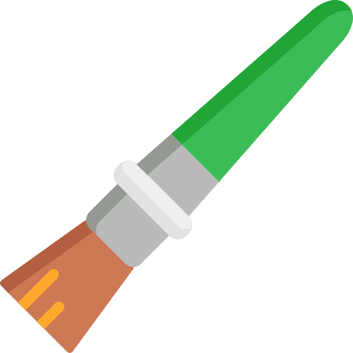 Brush paint brush art and design brushes icon