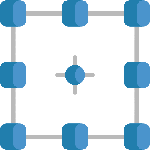 Transform graphic tool square art and design icon