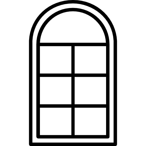 Windows furniture and household window decoration icon