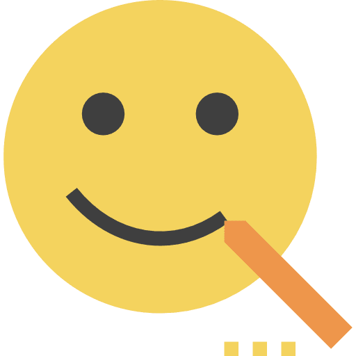 Happy people emoticon smile icon