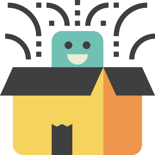 New product box fragile package icon