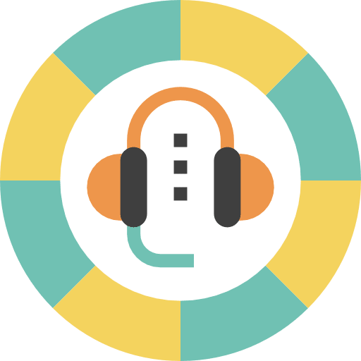 Support people telemarketer call icon