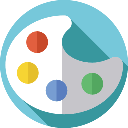 Palette artistic art edit tools icon