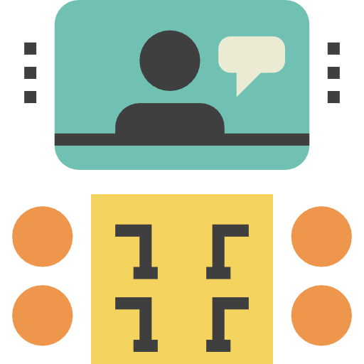 Presentation presentation stick man businessman icon