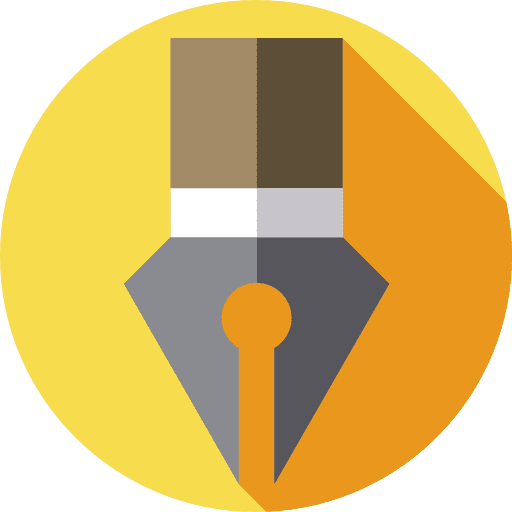 Pen interface tools and utensils pen icon