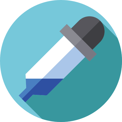 Pipette science art and design chemistry icon