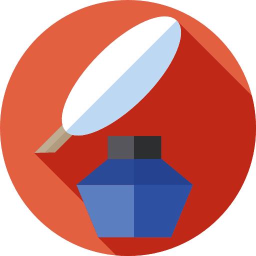 Quill quill ink education icon