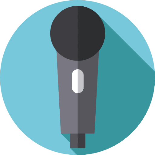 Microphone technology singer microphone icon