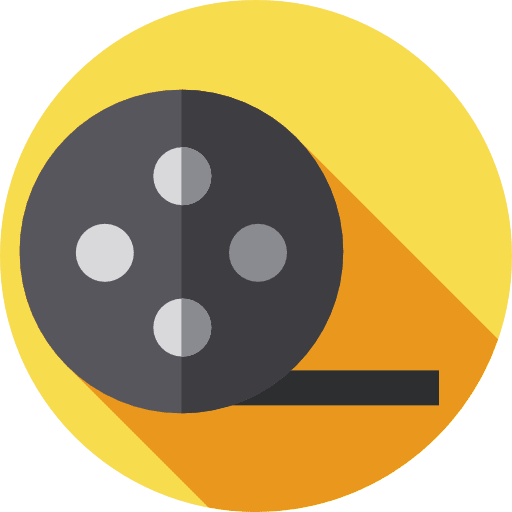 Movie roll entertainment movies movie roll icon