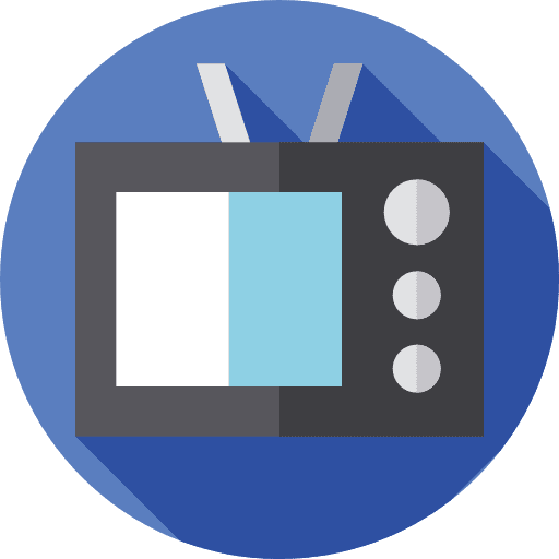 Television electronics antenna old icon