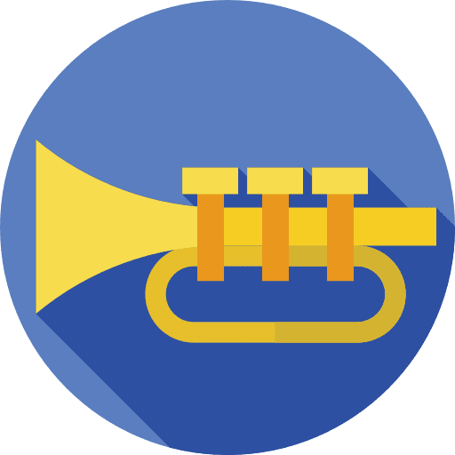 Trumpet orchestra jazz trumpet icon