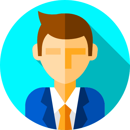 Manager businessman administrator professions and jobs icon