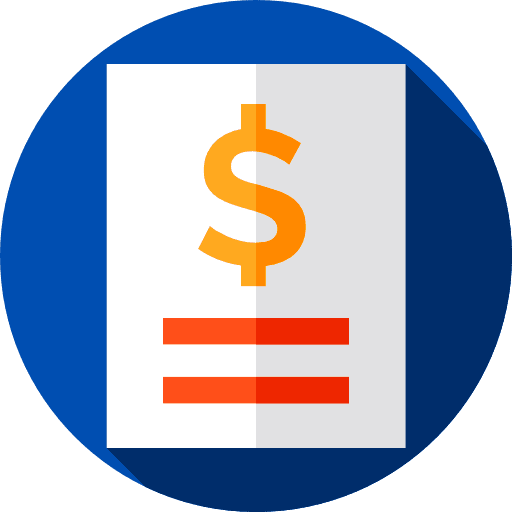 Contract files and folders contract patent icon