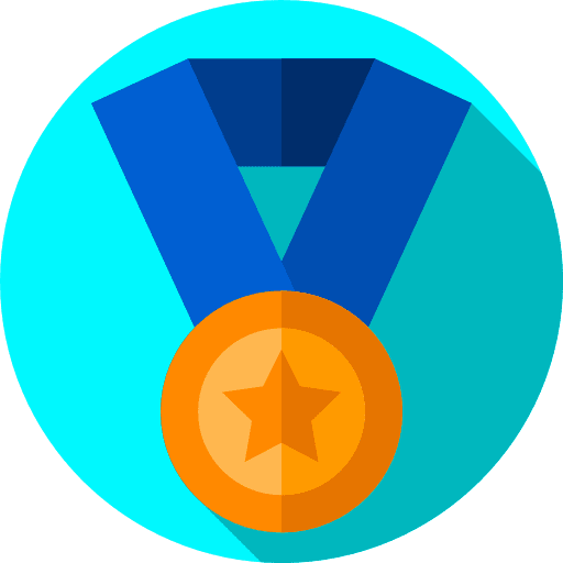 Medal sports and competition medal winner icon