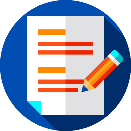 Test document archive exam icon