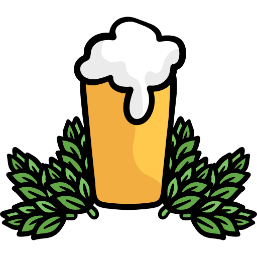 Beer beer hop jar icon