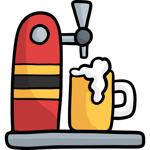 Beer tap bar pub beer icon