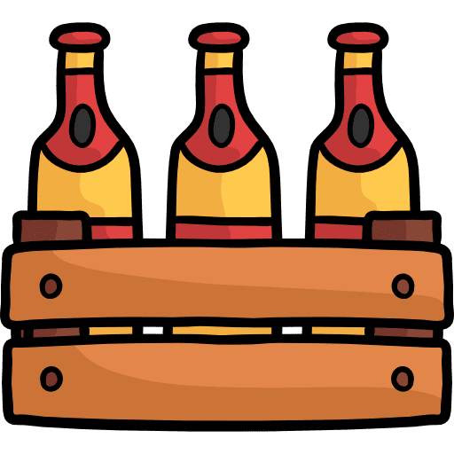 Beers alcohol bottle bar icon
