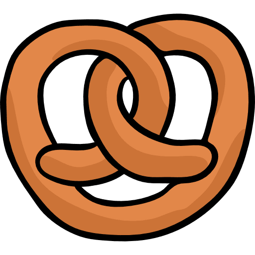 Pretzel pretzel pastry sugar icon
