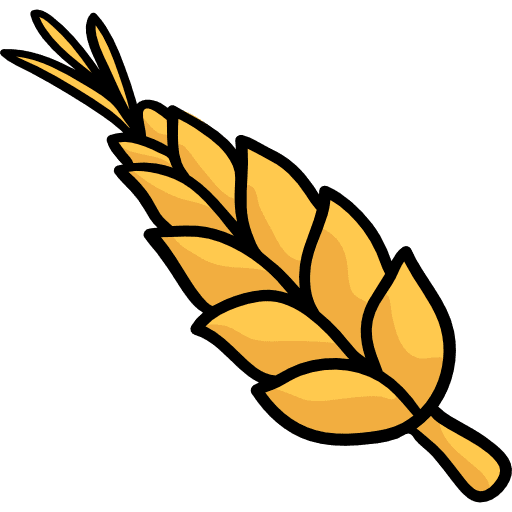 Wheat supermarket cereals branch icon