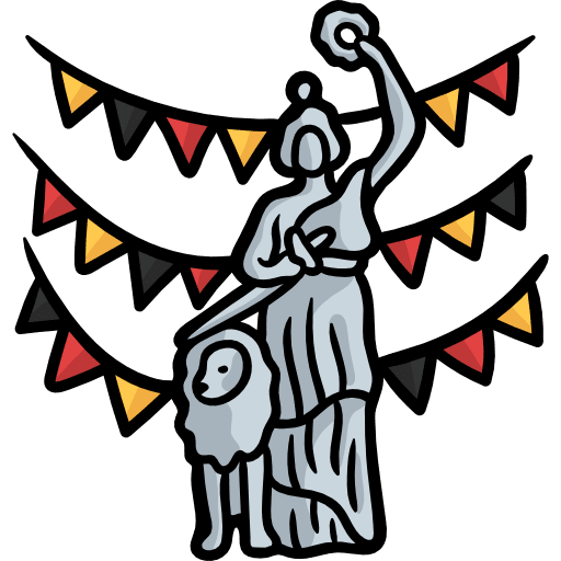 Bavaria statue bavaria monuments icon