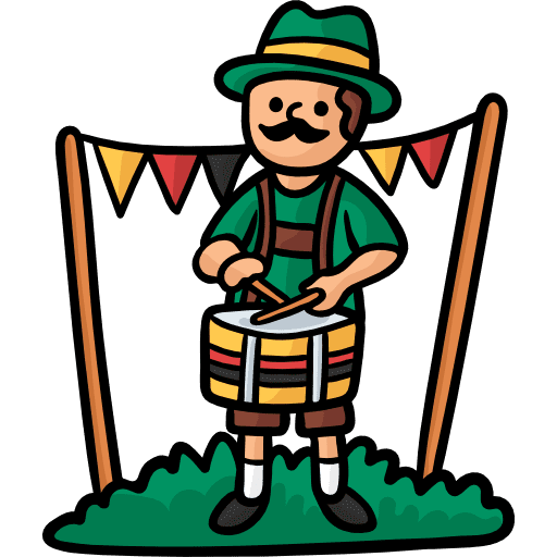 Drummer music and multimedia musical instrument drummer icon