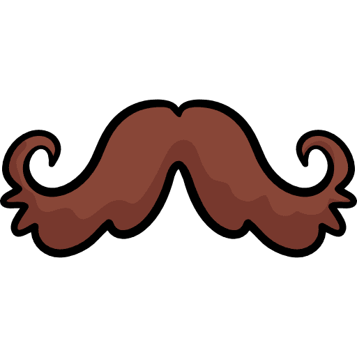 Moustache moustache mustache hair icon