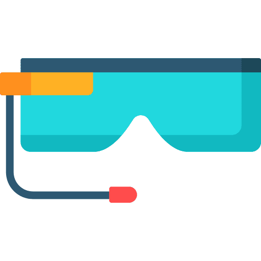 Augmented reality virtual reality digital multimedia icon