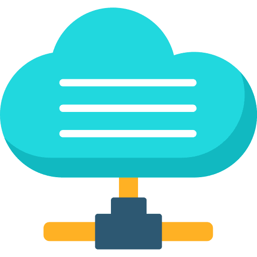 Cloud computing weather cloud cloudy icon