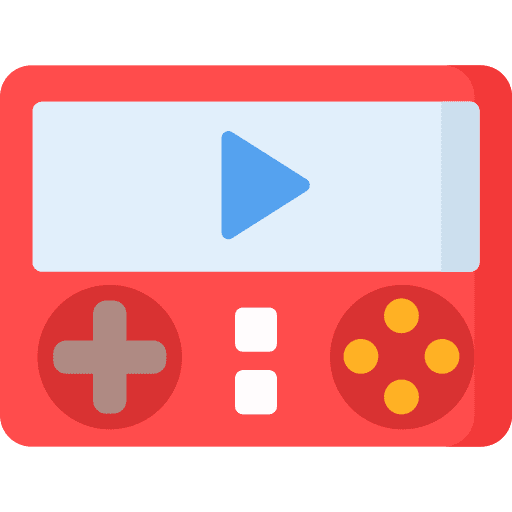 Game console multimedia gamer technology icon