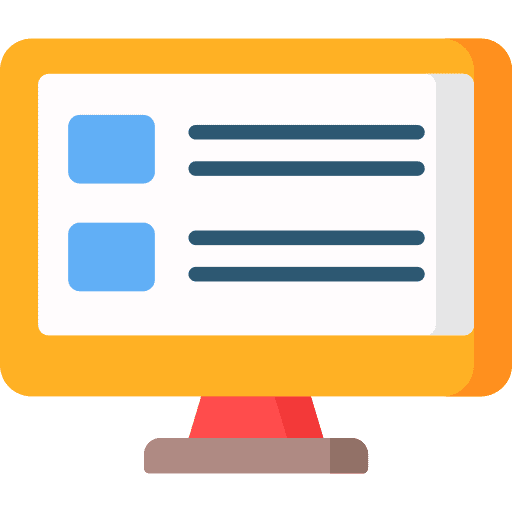 Monitor computer technology television icon