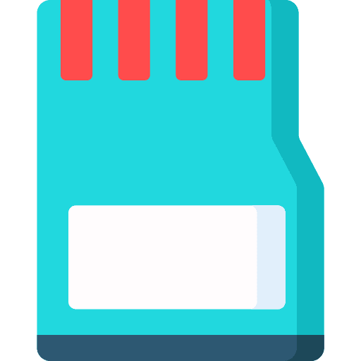 Sd card electronics multimedia technology icon