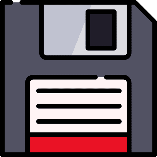 Floppy disk diskette multimedia electronics icon