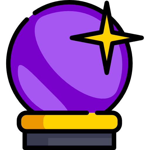 Magic ball magic ball entertainment witch icon
