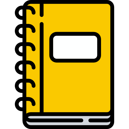 Notebook address book miscellaneous notebook icon