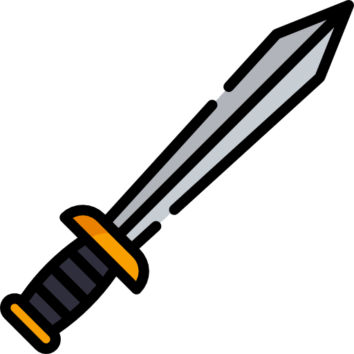 Sword medieval sword fight icon