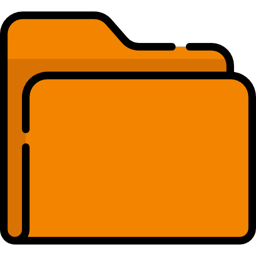 Folder data storage office material interface icon