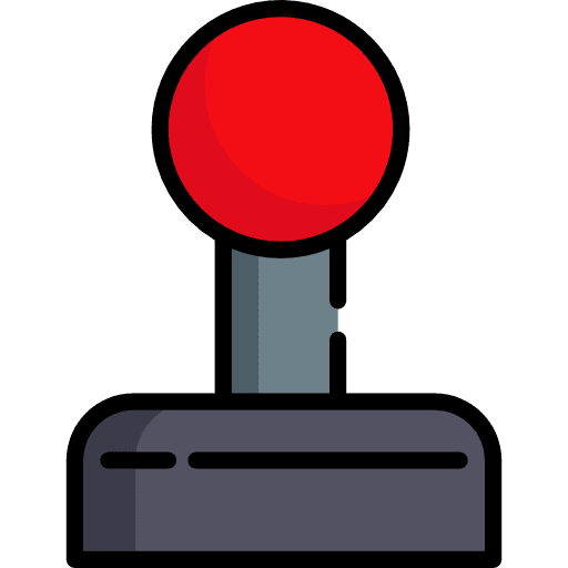 Joystick electronic multimedia gamer icon