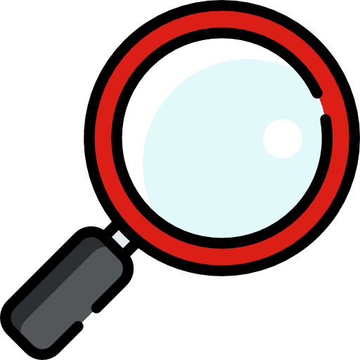 Loupe search detective zoom icon