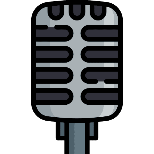 Microphone electronics microphone sound icon