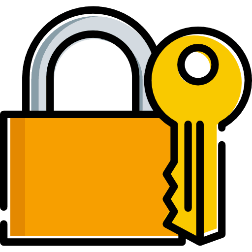 Padlock lock padlock tools and utensils icon