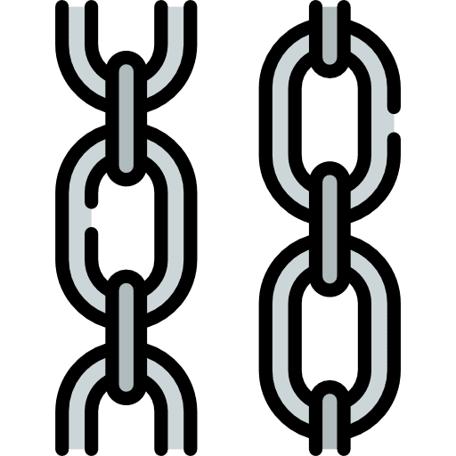 Chain multimedia tools and utensils miscellaneous icon