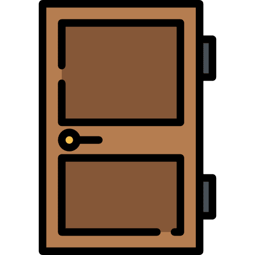 Door doorway door access icon