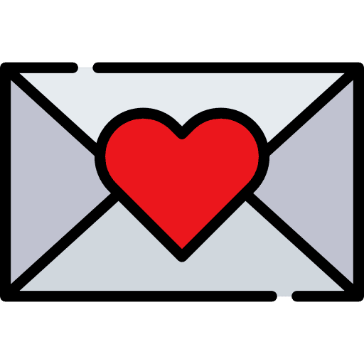 Love letter love love letter envelope icon